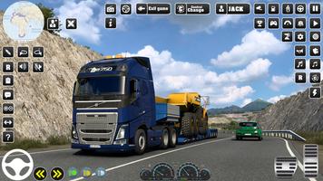 यूरो ट्रक गेम्स ड्राइविंग 3डी स्क्रीनशॉट 1