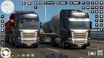 Euro Truck Games Driving 3D imagem de tela 2