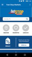 Fast Stop Markets App Affiche