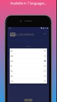 برنامه‌نما LuxusMail عکس از صفحه