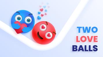 Two Love Balls - Brain Puzzle পোস্টার