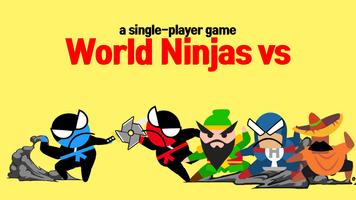 Jumping Ninja Battle 2 Player اسکرین شاٹ 1