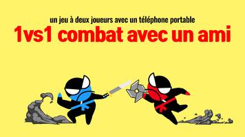 sauter bataille Ninja 2joueurs Affiche