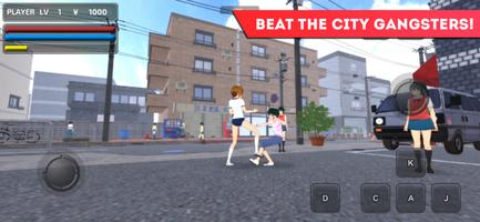 Anime School Simulator captura de pantalla 3