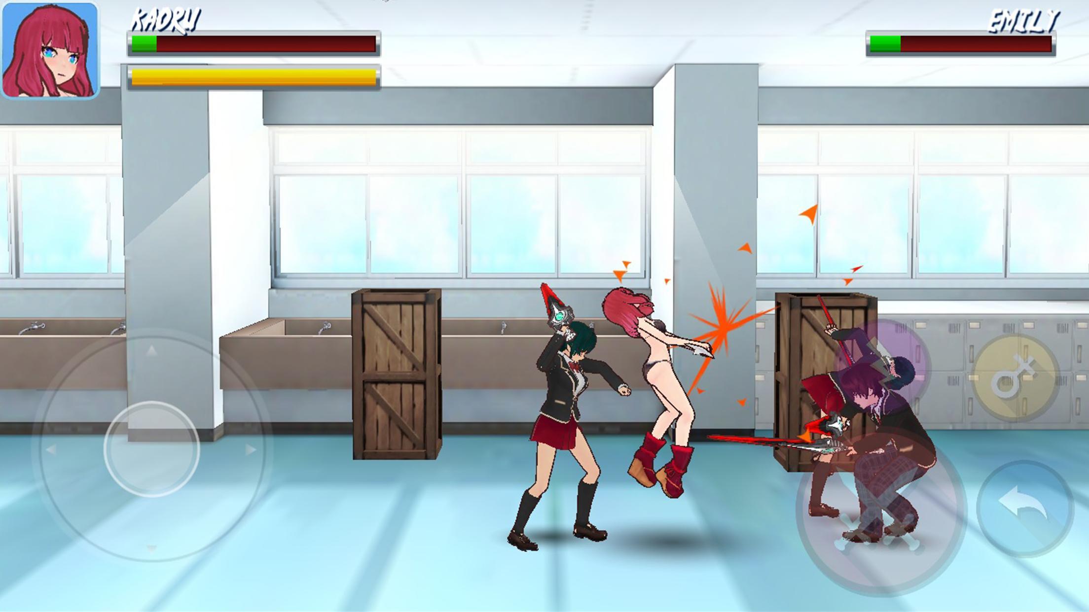HighSchool Ninja Girls Ekran Görüntüsü 3.