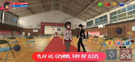 High School Simulator 3D-poster