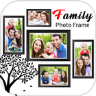 Familie fotolijst-icoon