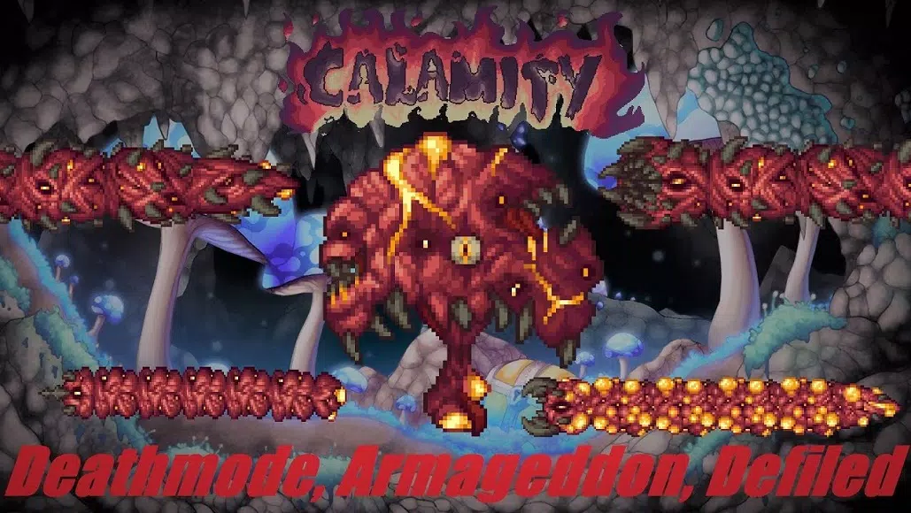 Calamity Mod For Terraria - Terraria Calamity All Bosses, HD Png Download -  1020x896 PNG 