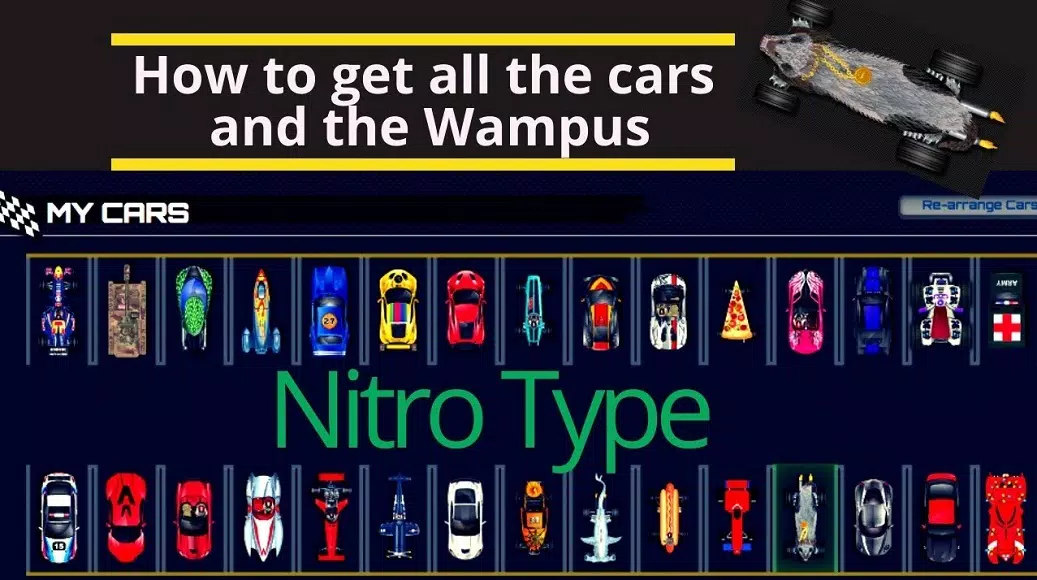 RACING THE WAMPUS IN NITRO TYPE!! - Nitro Type Gameplay 