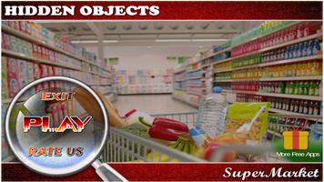 Hidden Objects Supermarket poster