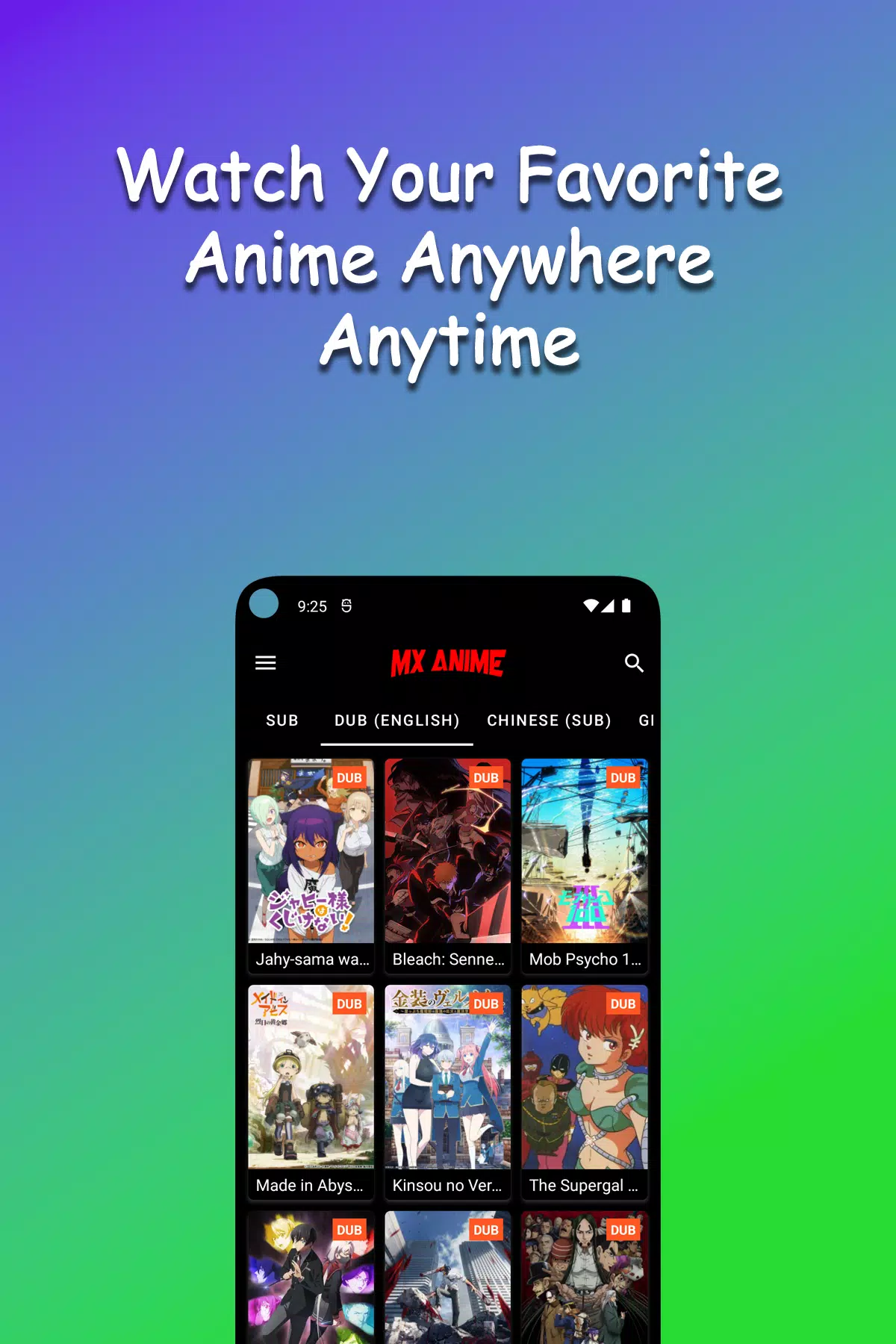 Anime TV Sub And Dub English APK for Android Download