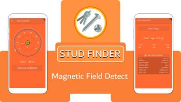 Stud detector wall stud finder poster