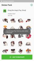Doug the Angry Pug Sticker for WAStickers screenshot 3