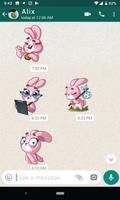 Bunny Funny Sticker for WhatsApp スクリーンショット 1