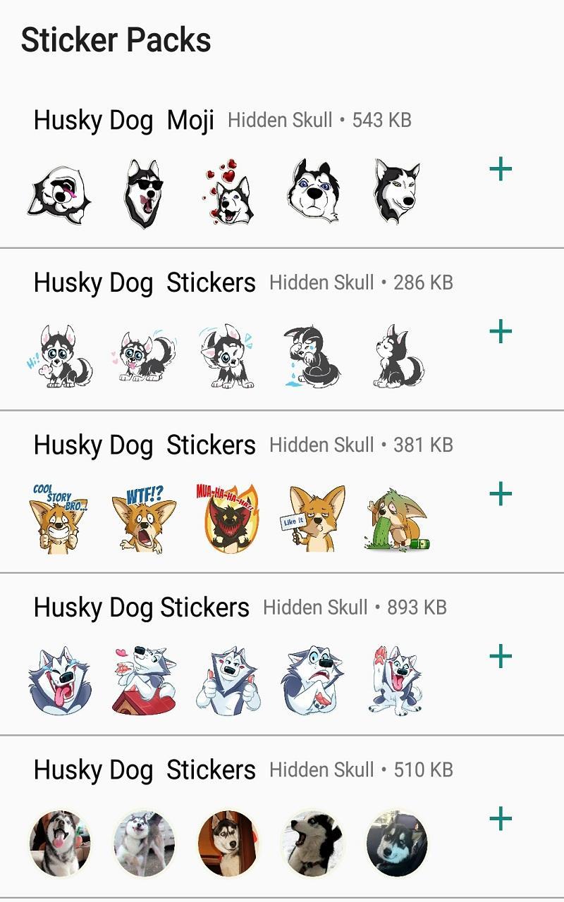Hushky Dog Sticker For Whatsapp For Android Apk Download