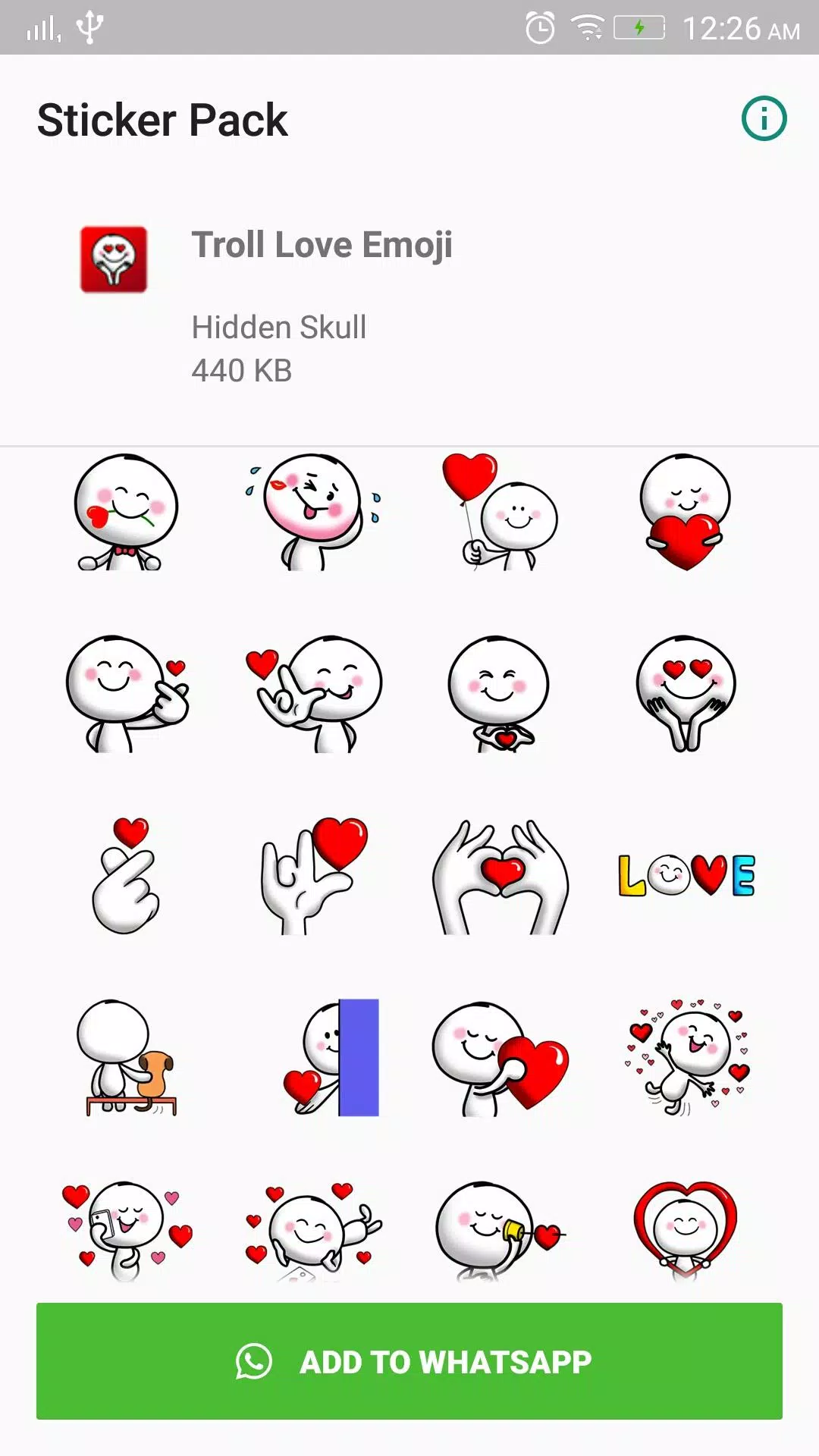 Download do APK de Troll Love Sticker for WhatsApp para Android