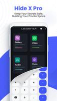 HideX - Calculator Photo Lock ảnh chụp màn hình 1