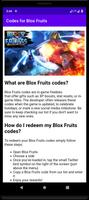 Codes for Blox Fruits screenshot 3