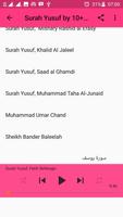 Surah Yusuf in 10+ Famous Quran Reciters screenshot 1
