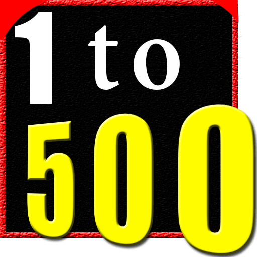 1 to 500 number counting game