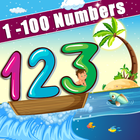 Learn 1 - 100 numbers for kids icône