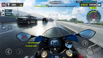 Highway Traffic Bike Simulator Cartaz