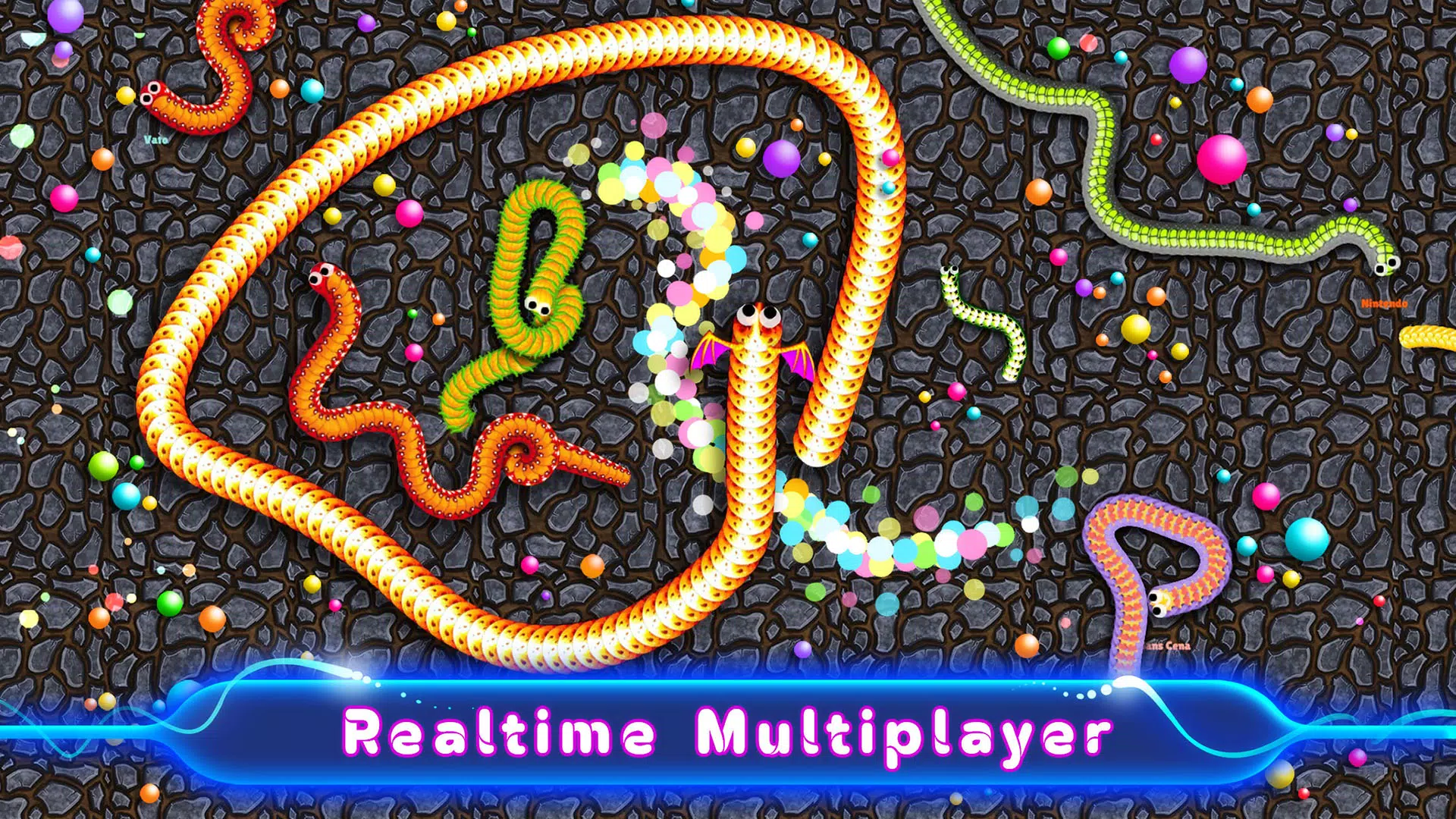 Snake Candy IO Jogo de cobra multijogador em tempo real versão móvel  andróide iOS-TapTap