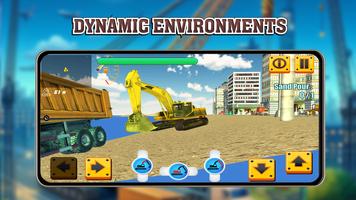 Excavator Crane Game Ekran Görüntüsü 1