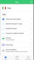 Italy Weather forecast climate स्क्रीनशॉट 1