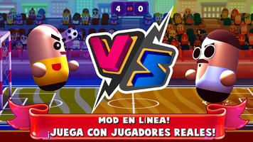 Jogo de futebol de 2 jogadores Cartaz