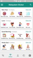 Malayalam Sticker - WAStickerApps স্ক্রিনশট 3