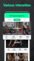 HIIT Home Workout Pro تصوير الشاشة 1