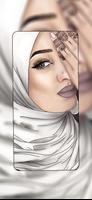 Girly Hijab fond d'écran et fond capture d'écran 1
