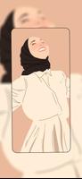 Girly Hijab fond d'écran et fond capture d'écran 2