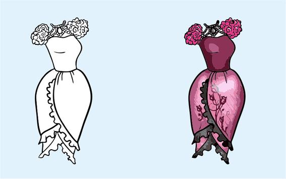 Android 用の かわいいドレスの描き方 Apk をダウンロード