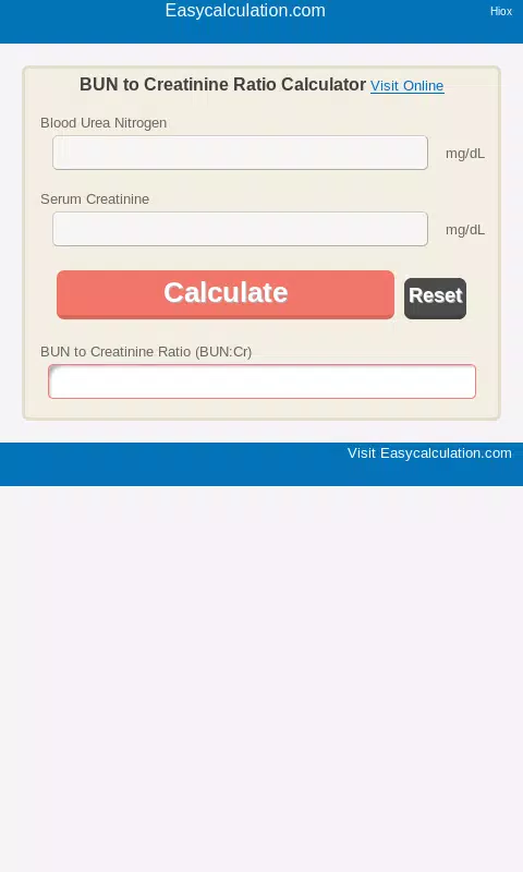 BUN to Creatinine Ratio APK for Android Download