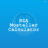 BSA Calci - Mosteller Formula ícone
