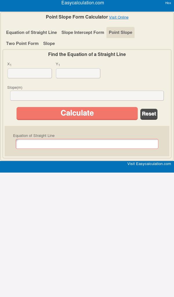 2 point slope form calculator
Point Slope Form for Android - APK Download 2 point slope form calculator
Point Slope Form for Android - APK Download