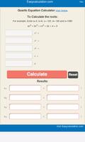 Quartic Equation poster