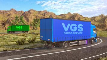 Hill Truck Driving: Truck Game Affiche