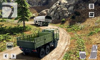 Army Truck Driver Off Road постер