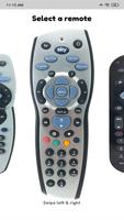 Remote For SKY Q HD BOX UK/Ger Affiche