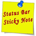 Status Bar Sticky Note icône