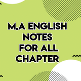 MA English Notes For All Chapter biểu tượng