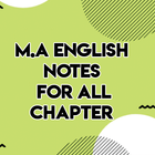 Icona MA English Notes For All Chapter