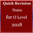 Quick Revision Notes for O Lev