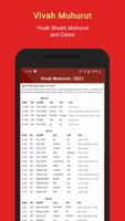 Hindi Calendar 2021 - Muhurat, Panchang, Horoscope ảnh chụp màn hình 3