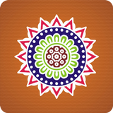 Indian Rangoli Design أيقونة