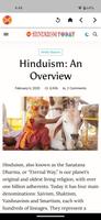برنامه‌نما Hinduism Today عکس از صفحه