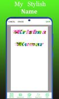2 Schermata Name Wallpaper Maker
